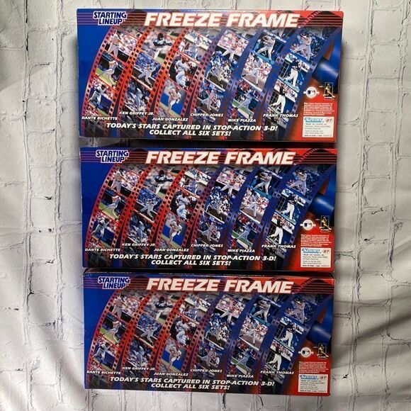 šNIB Chipper Jones Starting Lineup FreezeāFrame - Picture 2 of 6